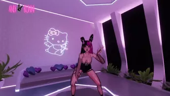 VR slut dances for you with no panties