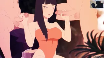 Hinata fucked hard by shadow clone Naruto