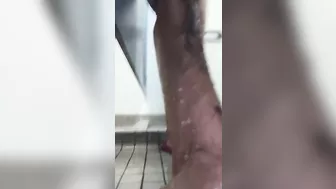 Shower fun pussy flesh