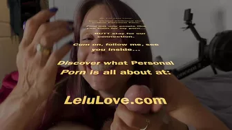 Barefoot babe teases & edges you during long slow blowjob/handjob to BIG facial cumshot - Lelu Love