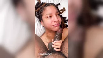 Foxybrown20 gets throat fucked til eyes turn red