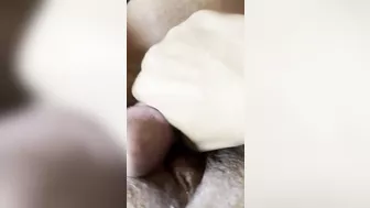 rubbing pussy on daddies cock