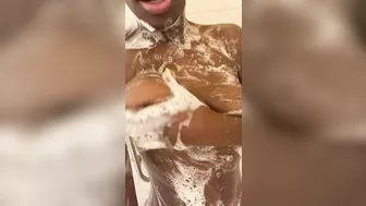 Taking a nice lovely shower