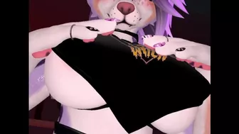 Sexy furry girl dancing & twerking (VR Vtuber)