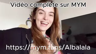 Premier vlog d'Albalala ! il me défonce en levrette après ma séance de sport...cumshot