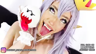 BOWSETTE vs BOOSETTE Battle! (PMV) Cosplay Ahegao, Rough Sex, Sloppy Blowjob, Nylon Feet, Footjob