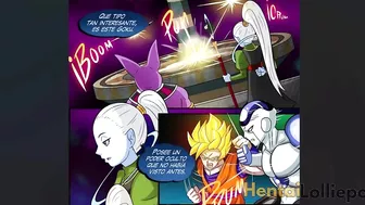 Vados Teaches Goku a New ''Training'' and Ends Up Getting Her Wet Pussy Drilled