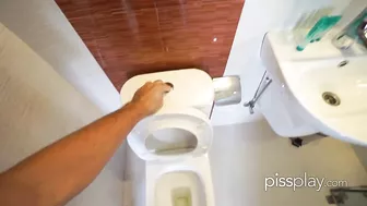 Human Toilet Swallows It All !