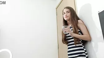 Stepfather talks to his stepdaughter and they agree to fuck her