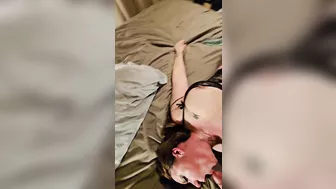 Wife letting husbands friend have a turn