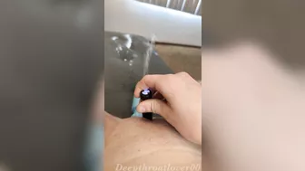 Squirting like crazy to vibrator