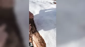 Hot Wife Strips In The Snow | Hot Mom Naked Public