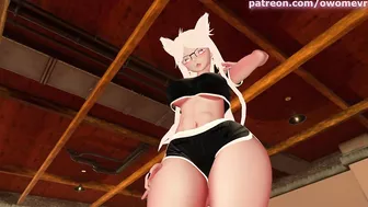 Hot Gym Girl strips for you during Workout and fucks you as a Reward - POV VRChat erp preview