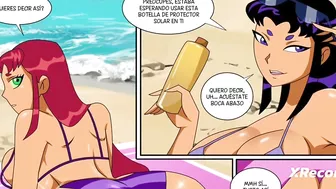 fucking Estarfire on the beach xxx