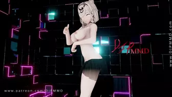 Honkai Pardofelis Red MMD Blender Render 1776