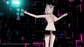 Honkai Pardofelis Red MMD Blender Render 1776