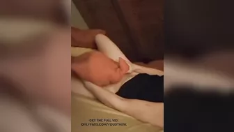 Incredibly hot pillow humping session