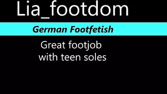 Lia_footdom - Great footjob with dirty teen soles