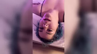 I fuck her throat until she makes bubbles out of spit