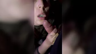 Hottie with a big ass sucking me until she gets milk in her mouth