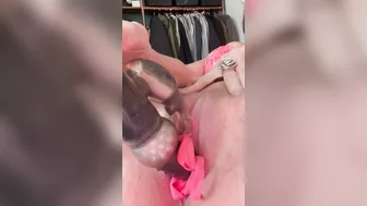 Panty stuffing~watch me cum with my own soaking panties inside me~MILF real orgasm