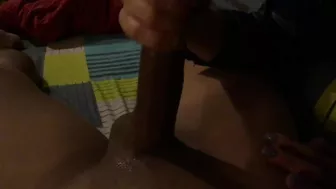 Handjob with oil by my hot girlfriend