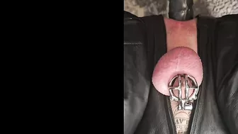 Hard Pegging in Bitchsuit! Femdom Anal Strapon Fuck Fisting Bondage BDSM Real Milf Stepmom Homemade