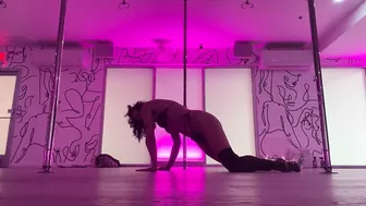 Sexy erotic stripper style dance