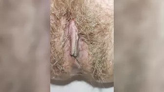 Have you seen what a hairy pissing pussy looks like close up?