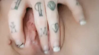 JUICY ASMR????:: Hot blonde CREAMY PUSSY MILF sucks and fucks HUGE dildo until orgasm