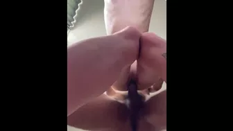 Busting pussy with proper intense hard pounding