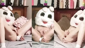 Easter Bunny Masturbation