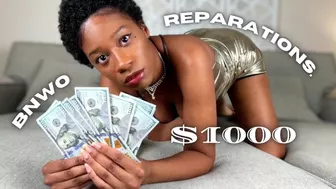 $1000 REPARATIONS. BNWO, Findom - eKRYSTALLINE - Ebony Femdom