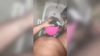 Sucking his dick in the shower before work