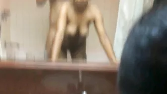 Fucking my Gorgeous figure, Randi, Cheater Step Sis Priya in hotel bathroom from back ! Slow motion Video ! F21