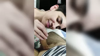 Bed Time Messy POV Blowjob