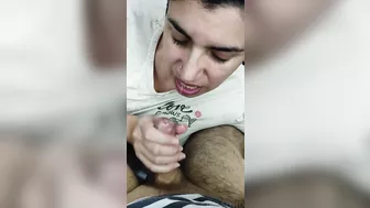 Bed Time Messy POV Blowjob