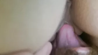 Eating barely legal teen pussy and 69