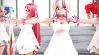 Mmd R-18 Anime Girls Sexy Dancing Clip 254