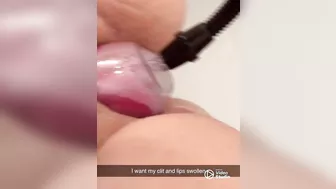 Watch Me Pump & Finger my Pussy in the bathtub