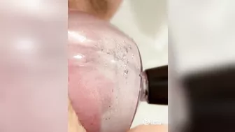 Watch Me Pump & Finger my Pussy in the bathtub