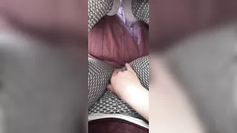 Masturbating with leggings