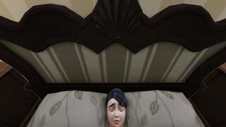 POV Asian futa fucks family friend for mothers day present