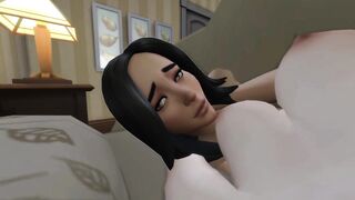 POV Asian futa fucks family friend for mothers day present