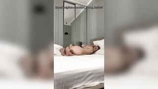 Hot blonde loves to lie naked and doesn't even realize she's being watched