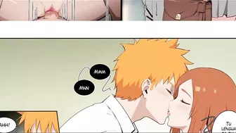 Orihime Inoue follada apasionadamente por Ichigo - Manga Porno de Bleach