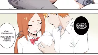 Orihime Inoue follada apasionadamente por Ichigo - Manga Porno de Bleach