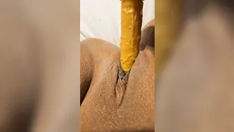 Close up SOLO wet pussy fuck.