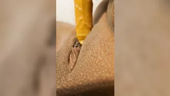 Close up SOLO wet pussy fuck.