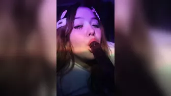 beautiful student sucking cock sexy